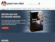 Tablet Screenshot of paulvanvliet.nl